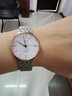 卡羅萊(caluola)手表機械表男士女士全自動(dòng)防水簡(jiǎn)約情侶禮物 女款-金白 曬單實(shí)拍圖