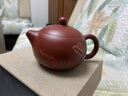 尊壺紫砂壺手工茶具西施壺泥繪蓮蓬禮盒裝泡茶器 泥繪西施蓮蓬 曬單實(shí)拍圖