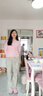 茵曼（INMAN）毛衣女POLO領(lǐng)2025春季套頭針織衫女裝新款通勤長袖毛衣上衣 藕粉色 L 曬單實拍圖