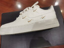 NIKE耐克空軍一號女鞋 Air Force 1 Low Mini Gold休閑板鞋潮流運動鞋 FV3654-111 空軍一號 白色多鉤 36.5 曬單實拍圖