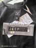 JEEP SPIRIT夏季男士歐美簡(jiǎn)約假兩件V領(lǐng)短袖T恤青年純棉潮流個(gè)性修身純色T恤 黑色 L (115斤-130斤) 曬單實(shí)拍圖