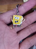 LUCALYu盤(pán)掛件 公仔海綿寶寶派大星手機掛繩盤(pán)鑰匙掛飾情侶包包手機掛件生日禮物// 海綿寶寶+派大星 曬單實(shí)拍圖