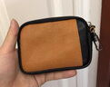 曼尼瓊詩（VUNIQSON）品牌真皮錢包男短款復(fù)古手工頭層牛皮小零錢包時(shí)尚潮流拉鏈?zhǔn)职?黑棕色 曬單實(shí)拍圖