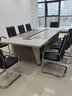 安美誠家具（ANMEICHENG FURNITURE）會議桌簡約現(xiàn)代大型板式培訓(xùn)桌長條桌 3.0*1.3米【含10把會議椅】 曬單實拍圖