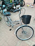 飛鴿（FLYING PIGEON）自行車(chē)成人通勤車(chē)自行車(chē)學(xué)生單車(chē)成人自行車(chē)通勤自行車(chē)城市公路車(chē) 頂配銀|單速+雙碟剎+實(shí)心胎+禮包 26寸|身高160-185cm 曬單實(shí)拍圖