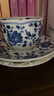 Lucky Lychee日本進(jìn)口陶瓷咖啡杯釉下彩日式青花下午茶套裝帶碟咖啡杯子 菊唐草 曬單實(shí)拍圖