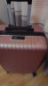 梵地亚行李箱男大容量24英寸万向轮拉杆箱旅行箱包密码箱女皮箱子玫瑰金 实拍图