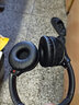 適用Sony索尼WH-XB700耳機(jī)套配件xb700耳罩耳麥75mm圓形自帶背膠替換海綿墊電競(jìng)保護(hù)套 黑色蛋白皮耳套1對(duì) 曬單實(shí)拍圖