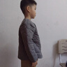 真維斯兒童保暖內膽上衣男童女童冬季內穿校服神器三層羊毛蠶絲加厚棉襖 灰 140cm 曬單實(shí)拍圖