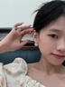 芯奢耳釘女士一款兩戴花朵耳扣精致百搭輕奢高級感耳環(huán)2025年新款禮物 雙面可帶 貓眼耳釘 曬單實(shí)拍圖