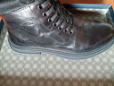 金利來(lái)（Goldlion）男鞋男靴正裝鞋時(shí)尚皮鞋加絨保暖厚底棉靴G520340212AAR黑色40 曬單實(shí)拍圖