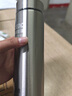 希諾保溫杯男款大容量不銹鋼水杯女喝水杯子商務(wù)車(chē)載便攜保溫保冷杯 430ML-1307S灰色-手感舒適 曬單實(shí)拍圖