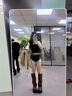 百麗弋沅增高厚底棕色靴子女2024秋冬新款粗腿美拉德長(cháng)筒靴西部牛仔褲管靴 深棕色   38 (240mm) 曬單實(shí)拍圖