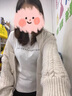 柯蘭娜設(shè)計(jì)感魚骨打底衫女春秋長袖T恤小個(gè)子內(nèi)搭收腰顯瘦短款上衣 H733146(棉)#長袖-白色 L 【建議106-120斤】 曬單實(shí)拍圖