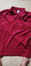 JEEP SPIRIT23夏新款220克純棉polo男t恤短袖翻領(lǐng)寬松純色珠地全棉汗衫 酒紅 L 135至155斤左右 曬單實(shí)拍圖