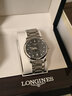 浪琴（LONGINES）【二手99新】浪琴(LONGINES)手表名匠系列男表 自動(dòng)機械腕表二手奢侈品腕表 L2.628.4.57.6鉆刻黑盤(pán)38.5MM 曬單實(shí)拍圖
