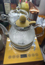 新功（SEKO） 全自動(dòng)上水電熱水壺玻璃茶臺燒水壺智能熱水壺電茶壺 F92 1L 金色 曬單實(shí)拍圖