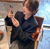 薩拉維夫小西裝女2025春秋新款西裝外套女韓版氣質(zhì)通勤廓形寬松小西服 黑色 S 105斤內(nèi) 曬單實(shí)拍圖