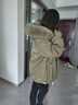獨(dú)孤伽羅海寧派克服女獺兔毛可拆卸內(nèi)膽小個子外套2023新款加厚顯瘦皮草 綠色 (時尚) S (85斤115斤) 曬單實拍圖