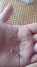 默研（MOYAN）黙研（MOYAN）鉑金PT950 耳釘耳環(huán)配件耳塞 耳壁 耳背 耳堵女款 花邊耳堵@單個 曬單實(shí)拍圖
