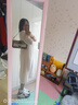 皮爾卡丹（pierre cardin）改良真絲旗袍女夏季新款時(shí)尚洋氣漢服長裙中國風(fēng)復(fù)古桑蠶絲連衣裙 杏色 套裝 L建議105-115斤 曬單實(shí)拍圖