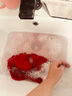 布格畫(huà)本命年紅色內衣套裝中老年無(wú)鋼圈文胸內褲女?huà)寢尶钋翱郾承氖酱蟠a 前扣+高腰 40/90（建議125斤左右） 曬單實(shí)拍圖