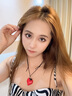清晨的星星韓系博主同款項鏈女款2025新款透明愛(ài)心吊墜項圈毛衣鏈配飾品頸鏈 紅愛(ài)心項鏈 曬單實(shí)拍圖