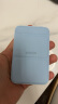 ANKER安克 magsafe苹果磁吸充电宝5000毫安时带支架无线快充 可上飞机 含数据线适用iPhone14/13/12 蓝 实拍图