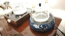 茶大師 有田燒の嵐山紅葉狩電陶爐煮茶日本南部鑄鐵壺玻璃茶壺燒水 有田燒の嵐山紅葉狩深藍釉加強版 曬單實(shí)拍圖