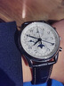 浪琴（LONGINES）【二手99新】浪琴 名匠系列 八針月相 計時(shí)日歷 自動(dòng)機械 高端背透 男士腕表 二手奢侈品 L2.673.4.78.3白盤(pán)數字皮帶款40mm 多功能計時(shí)表 曬單實(shí)拍圖