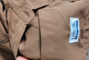 迪伽达 衬衫男士外套春秋季新款加绒加厚抗皱工装宽松休闲衬衣男女 WXFFS-C71棕色 L 实拍图