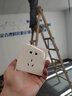 松本（SOBEN） 松本電工開關插座86型家用面板墻壁暗裝USB五孔插座開關B1 16A一開插座 曬單實拍圖