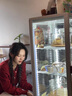 乖米豆紅色針織開(kāi)衫早初秋女裝新款2024外搭短款毛衣外套長(cháng)袖上衣打底衫 紅色開(kāi)衫 M 建議95-105斤 曬單實(shí)拍圖