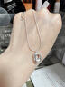 憶瑾S925銀項鏈女小眾設計感毛衣鏈秋季輕奢鎖骨鏈配飾品女友生日禮物 S925銀項鏈【精美禮盒】 曬單實(shí)拍圖