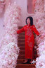 鴻韻繡旗袍中國風(fēng)春夏新款優(yōu)雅復古改良時(shí)尚醋酸旗袍喜婆婆婚宴時(shí)尚禮服 酒紅色長(cháng)款（七-分袖）手繪 衣長(cháng)約127cm 3XL 曬單實(shí)拍圖