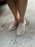 斯凱奇（Skechers）一腳套懶人健步舒適蕾絲透氣休閑運動(dòng)鞋女鞋輕質(zhì)軟彈124732 灰褐色/TPE 36 曬單實(shí)拍圖