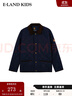 E·LAND KIDS衣戀男女童棉服冬季新品徽章皮標雙插袋翻領(lǐng) Navy藏青色/59 160 cm 曬單實拍圖