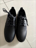 啄木鳥(niǎo)真皮休閑皮鞋男商務(wù)正裝男鞋上班工作鞋子男透氣青年韓版鞋 黑色 39 曬單實(shí)拍圖