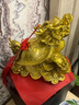 明恩黃銅龍龜擺件八卦龍頭龜銅金錢龜龍龜風(fēng)水?dāng)[件辦公室家用客廳 特大號(hào)八卦龍龜【配底座+五帝錢】 曬單實(shí)拍圖