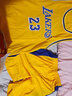 軒萊雅藍球衣詹姆斯23號籃球隊服球衣24號湖人隊男女籃球服套裝學(xué)生班服 黃色【褲子+上衣】 M 曬單實(shí)拍圖