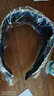 AiChoice蕾絲水鉆寬邊發(fā)箍成人帶齒優(yōu)雅發(fā)卡遮壓發(fā)頭箍頭飾氣質(zhì)女卡子飾品 深藍色帶齒 曬單實(shí)拍圖