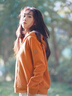 LAFUMA樂(lè )飛葉抓絨衣女 戶(hù)外秋冬Polartec修身連帽美拉德外套 LFJA4CR61 焦糖棕LW 170/88A（40） 曬單實(shí)拍圖