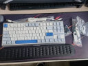 DURGOD 杜伽K620W/k610W三模机械键盘无线蓝牙热插拔平板MAC双系统游戏办公键盘 白光-回声（雾蓝87键） 单光 樱桃MX2A茶轴 晒单实拍图
