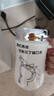卓一不染 陶瓷創(chuàng  )意杯馬克杯帶蓋帶勺早餐杯辦公杯大容量420 豪升水 喝水  單杯帶蓋 曬單實(shí)拍圖