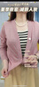 顏域優(yōu)雅印花法式連衣裙女秋2024新款復(fù)古通勤中長(zhǎng)款長(zhǎng)袖系帶裙子 紫花 M/38 曬單實(shí)拍圖
