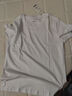 熱風(fēng)【商場(chǎng)同款】短袖t恤女春季新款女士基礎親膚柔軟透氣上衣 04白色（透氣親膚） XL （170-175） 曬單實(shí)拍圖