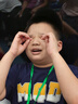 馬騎頓（MQD）男大童夏季新品學(xué)院風(fēng)基礎(chǔ)百搭字母短袖親膚輕薄T恤 藏青 140 曬單實(shí)拍圖