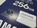 三星（SAMSUNG）256GB TF(MicroSD)存儲卡 超高速PRO深藍卡 4K超高清 適用游戲機無(wú)人機 讀速200MB/s寫(xiě)速130MB/s 曬單實(shí)拍圖
