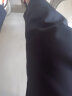杉努裤子男士夏款春秋季潮流冰丝直筒宽松阔腿休闲裤港风九分小西男裤 K21-黑色（冰丝款） 4XL（建议170-190斤） 实拍图