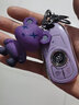 馳界適用于別克鑰匙套君威gs君越昂科拉昂科威gl6昂科旗gl8車(chē)es殼扣包 D款4鍵【魅力紫】紫色變色龍熊掛扣 曬單實(shí)拍圖